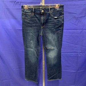 GAP Women's Blue Jeans Size 28 Regular Crop Kick